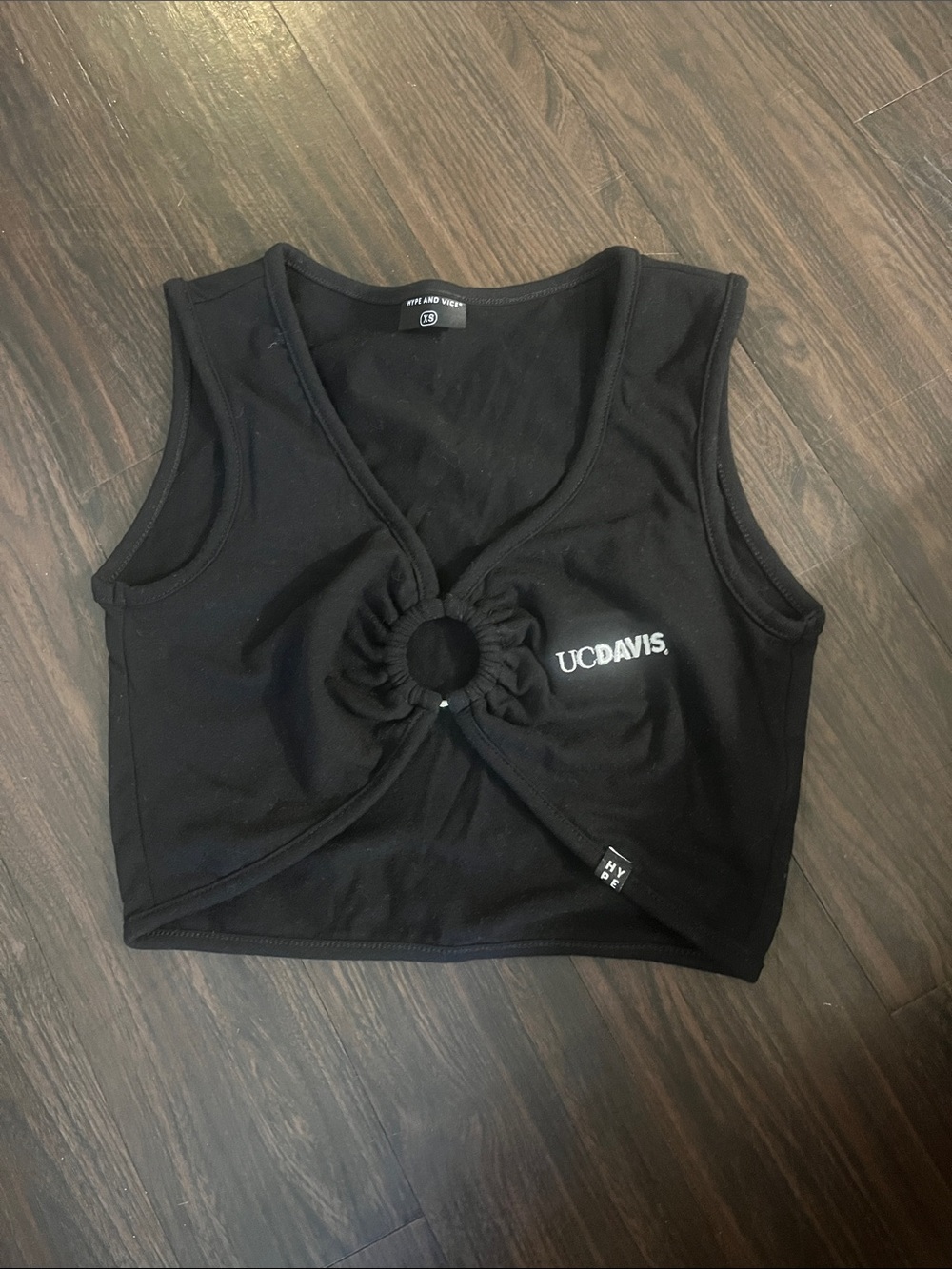UC Davis Crop Tank Top Gameday
